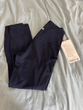 Lululemon Navy High-Rise Capri Leggings
